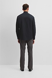 Slim Fit Stretch Cotton Shirt