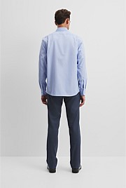 Regular Fit Grid Check Travel Shirt
