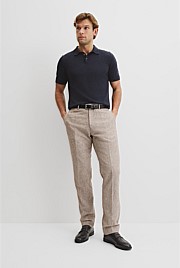 Australian Merino Short Sleeve Button Knit Polo