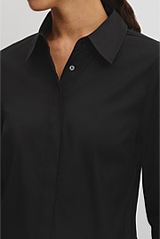 Stretch Slim Fit Poplin Shirt