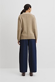 Cotton Linen Long Sleeve Knit