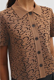 Jacquard Knit Shirt