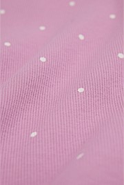 Organically Grown Cotton Cord Soft Frill Rib T-Shirt