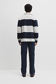 Australian Cotton Stripe Rugby Polo