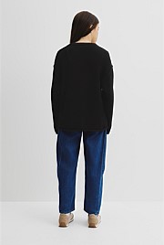 Teen Exposed Seam Knit