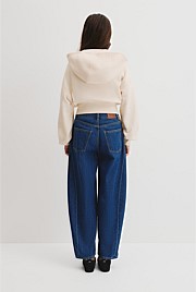 Teen Cropped Zip Through Jacket