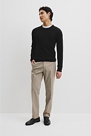 Australian Merino Wool Long Sleeve Crew Neck Knit