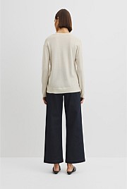 Lightweight Merino V-Neck Knit