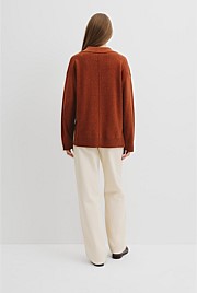 Cotton Linen Long Sleeve Knit