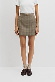 Wool Mini Skirt
