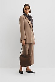 Isla Leather Bucket Bag