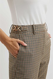 Check Wool Pant