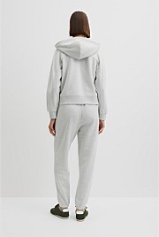 Australian Good Earth Cotton Zip Through Hooded Sweat
