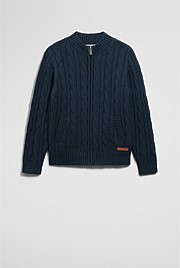 Zip Through Cardigan