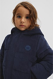 Cord Puffer Jacket