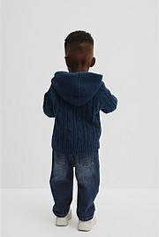 Hooded Zip Through Cardigan