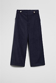 Organically Grown Cotton Wide Leg Cord Pant