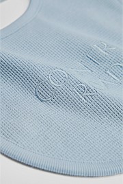 Organically Grown Cotton Waffle Bib