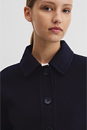 Wool Blend Lightweight Jacket