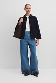 Wool Blend Lightweight Jacket