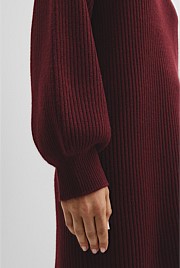 Australian Cotton Blend Knit Mini Dress