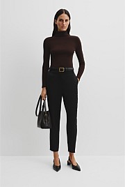 Wool Silk Roll Neck