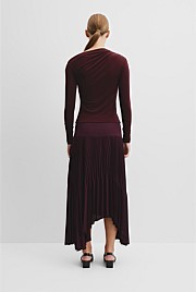 One Shoulder Long Sleeve Top
