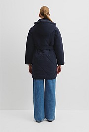 Longline Puffer Coat