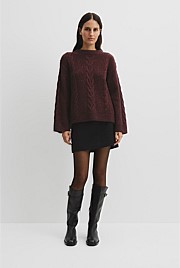 Longline Cable Knit