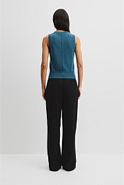 Cotton Cash Knit Vest