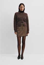 Long Sleeve Fluffy Cardigan