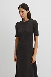 Compact Knit Midi Dress