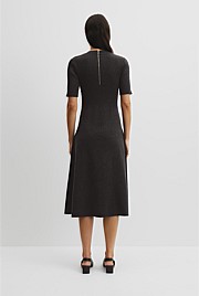 Compact Knit Midi Dress