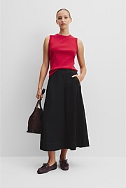 Australian Cotton Blend Fitted Rib Tank