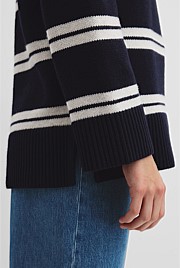 Longline Stripe Knit
