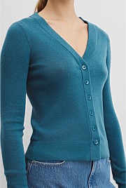 Wool Silk Cardigan