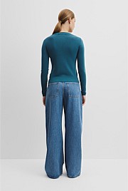 Wool Silk Cardigan