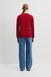 Lightweight Merino Wool V-Neck Knit