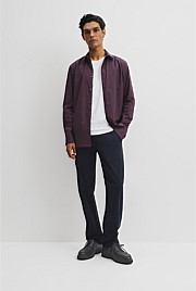 Slim Fit Cotton Check Shirt