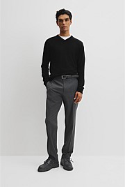 Merino Wool V-Neck Knit