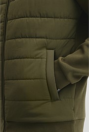 Hybrid Funnel Zip Through Jacket