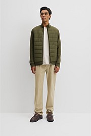 Hybrid Funnel Zip Through Jacket