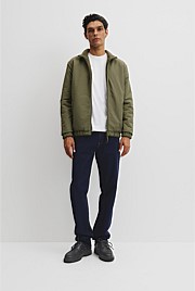 Reverse Sherpa Zip Through Jacket