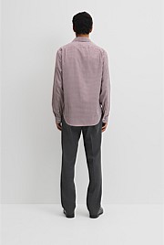 Regular Fit Gingham Travel Shirt