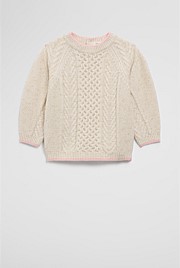 Tipped Cable Knit