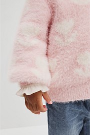 Floral Jacquard Knit