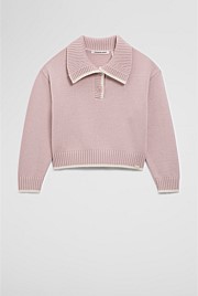 Tipped Popover Knit