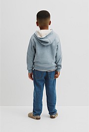 Organically Grown Cotton Modern Logo Hoodie