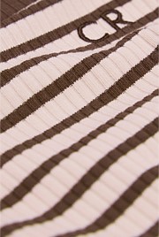Organically Grown Cotton Blend Flare Rib Pant