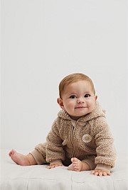 Sherpa Hooded Jumpsuit